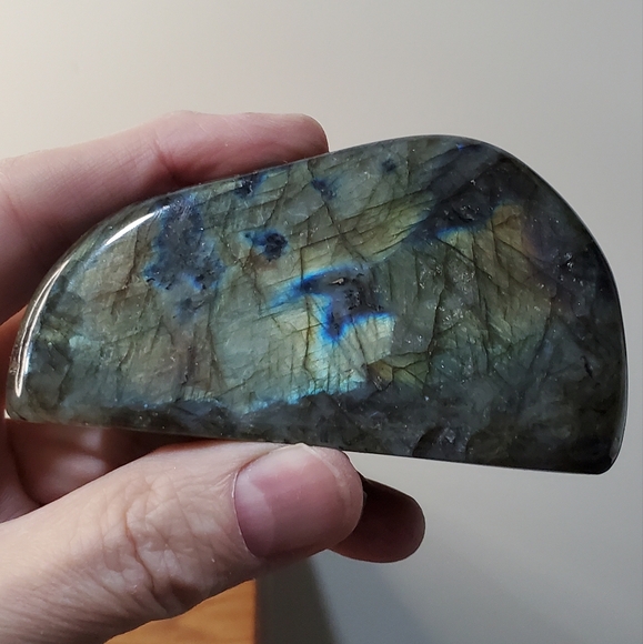 Labradorite Crystal Freeform, Two-Sided Flash, 0.75 Pounds - Picture 9 of 12